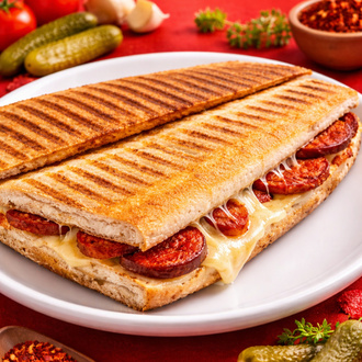 Yarım Ekmek Arası Karışık Sanayi Tostu görseli