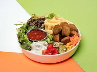 Falafel Makarna Bowl görseli