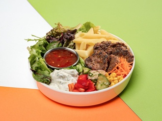 Köfte Makarna Bowl görseli