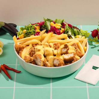 Cheddar Soslu Çıtır Tavuk görseli