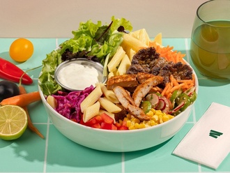 Sporcu Makarna Bowl görseli
