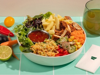 Izgara Tavuk Makarna Bowl görseli