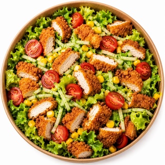 Çıtır Tavuklu Salata görseli