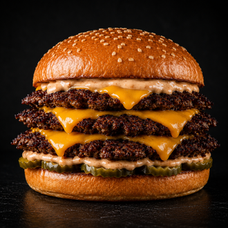 🍔 Royal Egg Smash Burger + Patates Kızartması görseli
