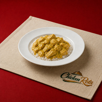 Kremalı Köri Soslu Tavuk & Pirinç Pilavı görseli