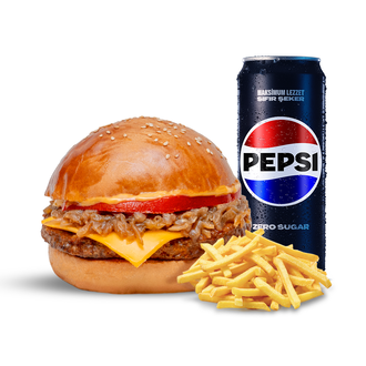 Caramelize Onion Burger Menü görseli