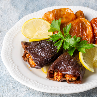 Kuru Patlıcan Dolması görseli