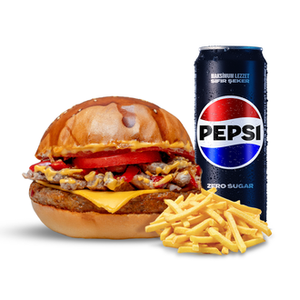 Steak Burger Menü görseli