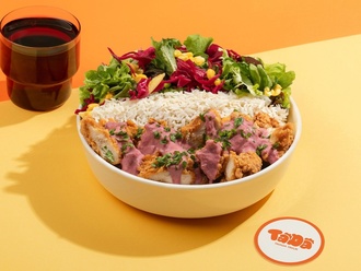 Vişne-tulum Soslu Çıtır Tavuk Basmati Pilav görseli