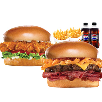Western Fillet İkili (Western Bbq+ Chicken Fillet) görseli