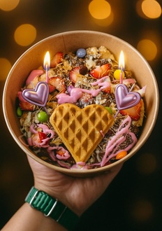 Birthday Waffle Bowl (2 Kişilik) (1100 Cc.) görseli