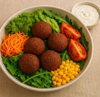 Falafel Bowl Salata görseli