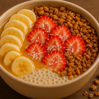 Süt Reçelli Yulaf Bowl görseli