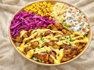 Burger Soslu Tavuklu Bowl görseli