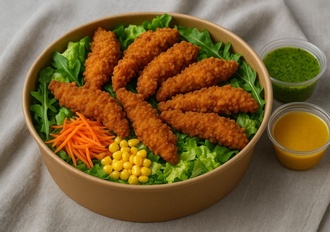 Çıtır Tavuk Salata Bowl görseli
