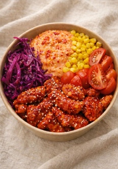 Sweet Chili Soslu Tavuk Bowl görseli