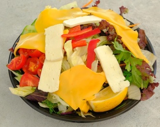 Hellim - Cheddar Peynirli Exotic Gurme Salata ( Sağlıklı Yaşam ) görseli