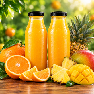 Mango Sunrise - Mango Ve Taze Sıkma Portakal Suyu Mix görseli