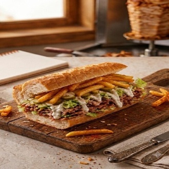 Sezar Soslu Ekmek Arası Tavuk Döner görseli