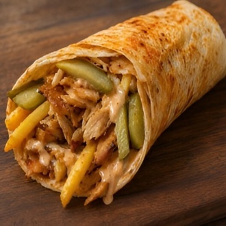 Köri Soslu Tavuk Döner Dürüm görseli