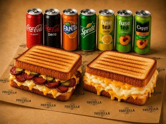 Sucuklu Deluxe Tost & Double Cheese Tost Menü görseli