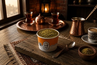 Antep Fıstıklı & Dondurmalı İrmik Helvası (200 Gr.) görseli