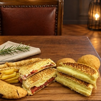 Efsane 14 Kaşarlı Sucuklu Zeytinli Tost görseli