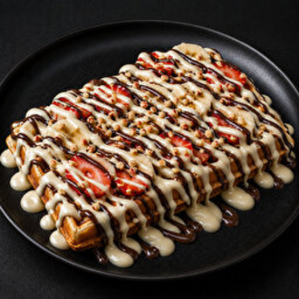White Label Beyaz Çikolatalı Waffle görseli