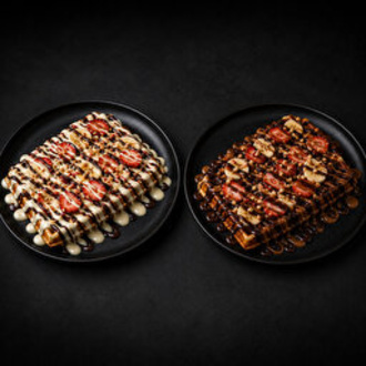 White & Black 2'Li Waffle Menü görseli
