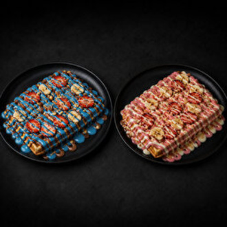 Blue & Pink 2'Li Waffle Menü görseli