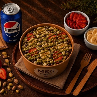 Meg Kova Waffle Antep + Pepsi Cola Menü görseli