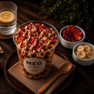 Meg Bardak Waffle Frambuaz görseli