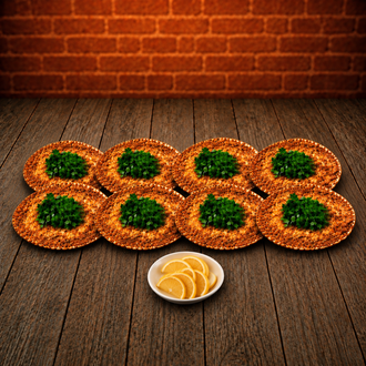 Cheddarlı Kaşarlı Lahmacun (8 Adet) görseli