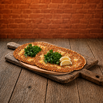 Cheddarlı Kaşarlı Lahmacun (2 Adet) görseli