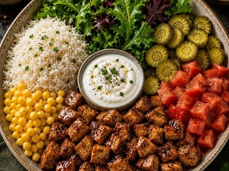 Soya Soslu Tavuklu Bowl görseli