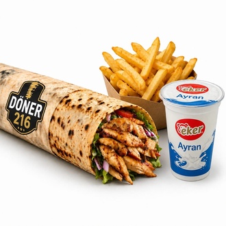 Tavuk Döner Dürüm (Xl) Menü görseli