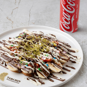 Karışık Waffle Coca Cola Menü görseli