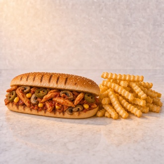 Mexican Tavuklu Sandviç görseli