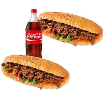 2'Li Ekmek Arası Tavuk Tantuni & Litrelik Pepsi Menü görseli