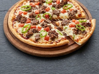Kavurmalı Pizza (Orta Boy) görseli