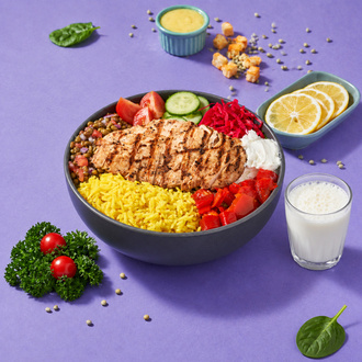 Mexican Izgara Tavuk Bowl+ Ayran görseli