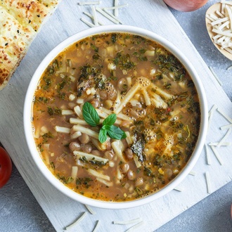 Erişteli Yeşil Mercimek Çorbası görseli
