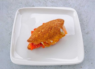 Cheddarlı İzmir Kumru Sandviç görseli