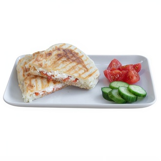 Beyaz Peynirli Domatesli Tost görseli