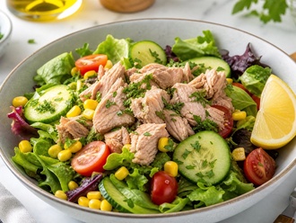 Ton Balıklı Yaz Salatası görseli
