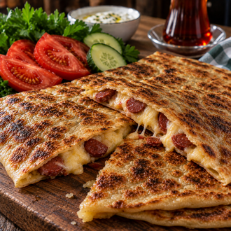 Sucuklu Kaşarlı Gözleme görseli