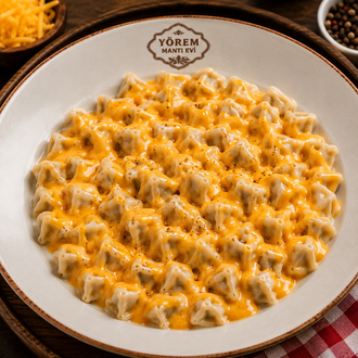 Cheddar Soslu Mantı görseli