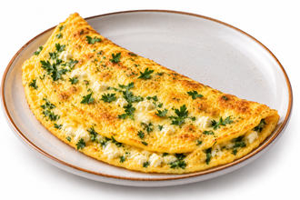 Omlet Maydanozlu Peynirli görseli
