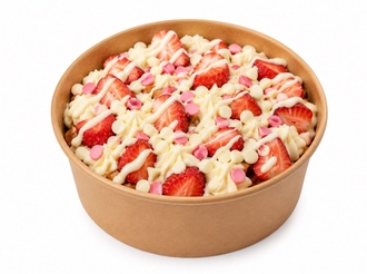 Çilek Rüyası Waffle Bowl görseli