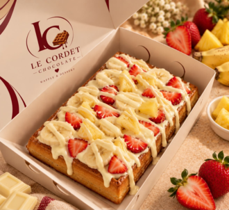 Le Cordet Beyaz Çikolatalı Waffle görseli